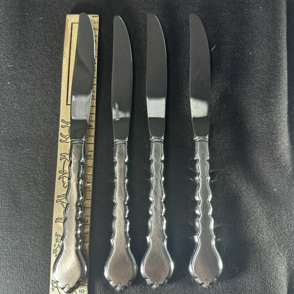 4 Oneida CELLO Dinner Knives Community Stainless Flatware‎ Set Of 4 EUC